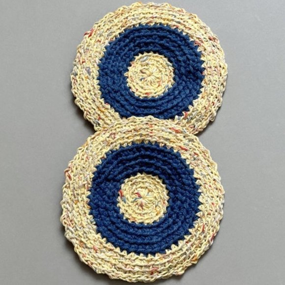 Crochet Thick Pot Holders, Handmade Holiday Gift Idea - Picture 6 of 9